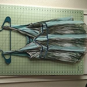 The Limited L tank top shades of green